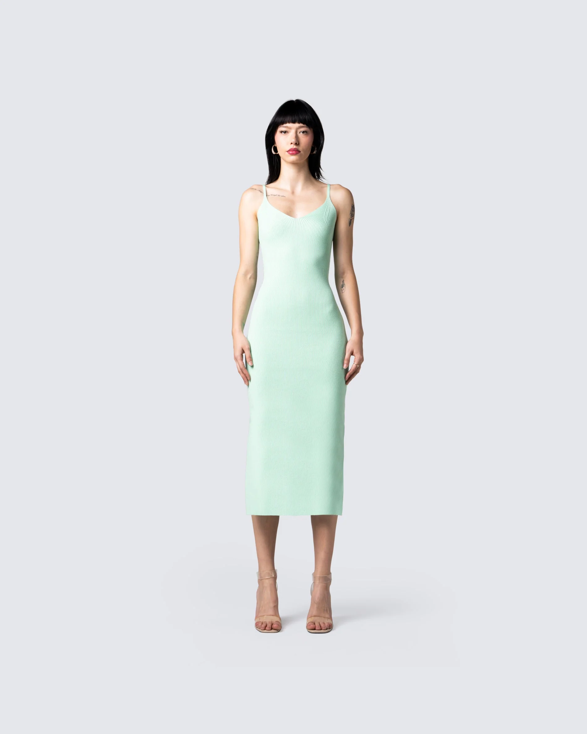 Vera Green Sweater Dress - Image 4