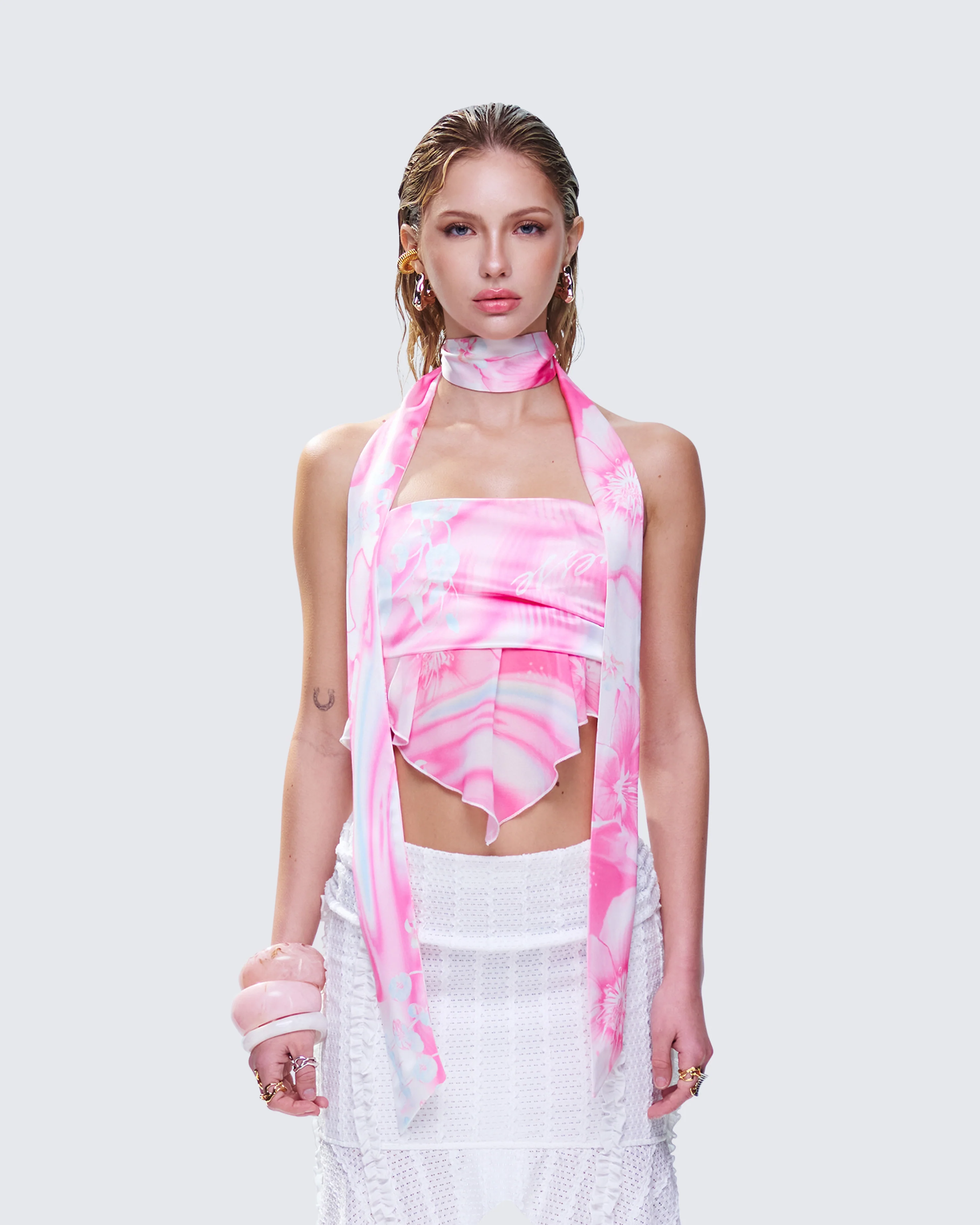 Verena Floral Print Top - Image 2