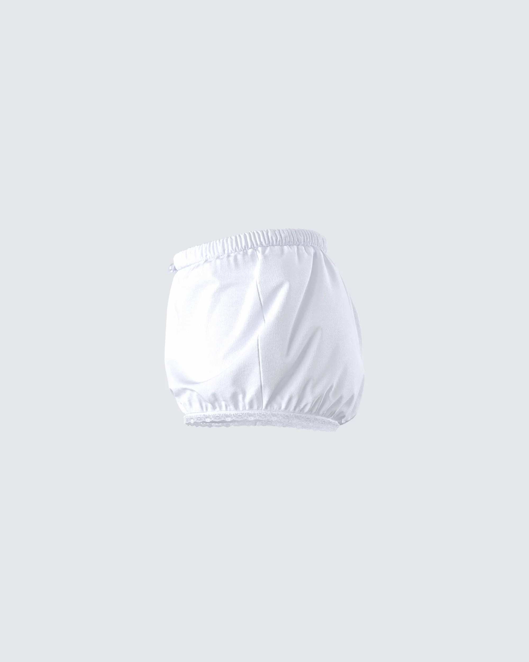 Verity White Poplin Bloomer - Image 2