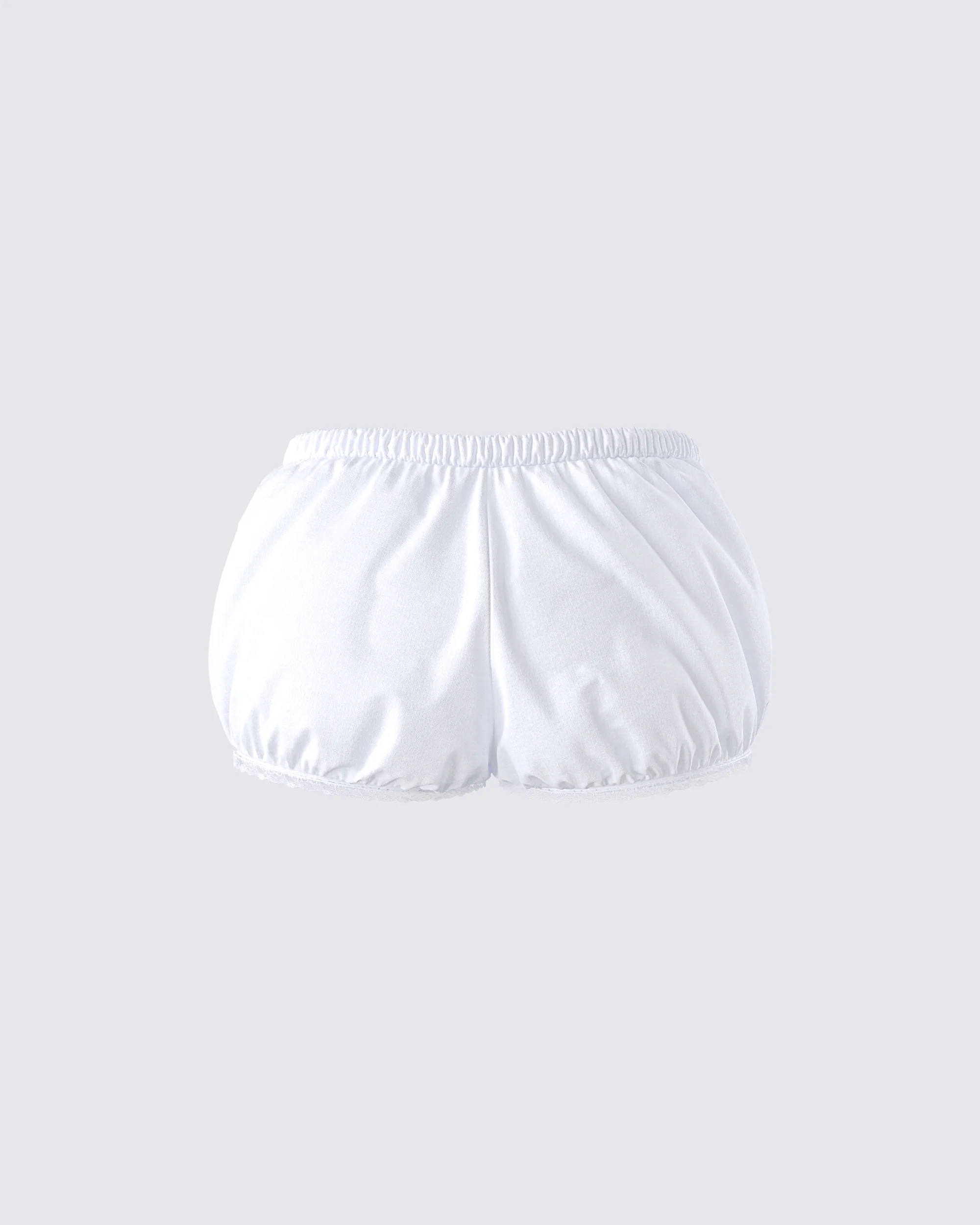 Verity White Poplin Bloomer - Image 3