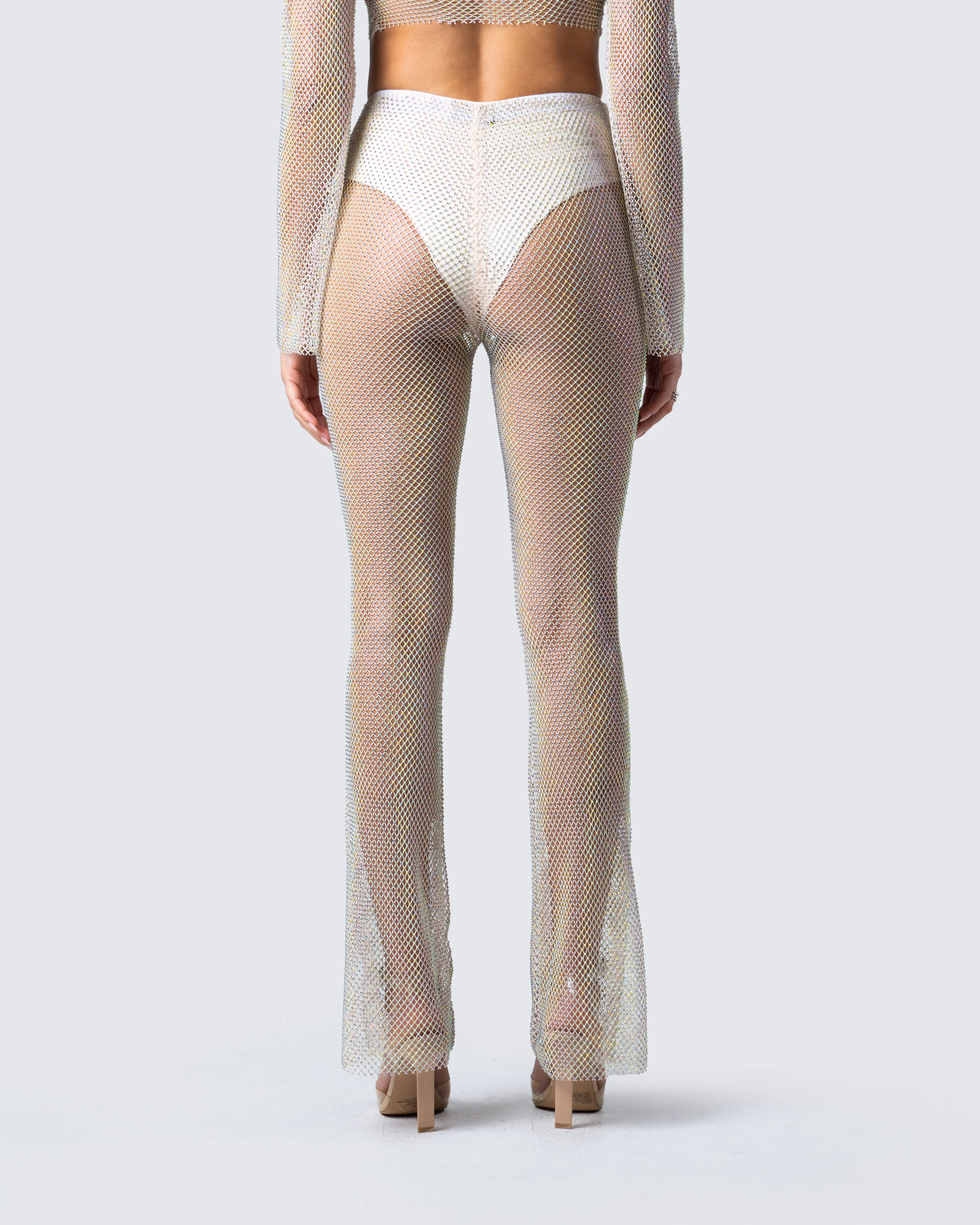 Yanni Cream Jersey Booty Short - Image 6