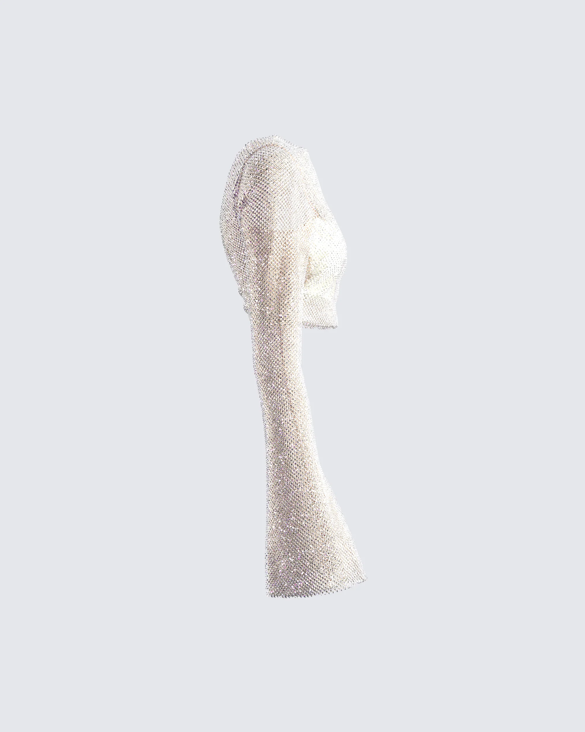 Yanni Cream Rhinestone Top - Image 2