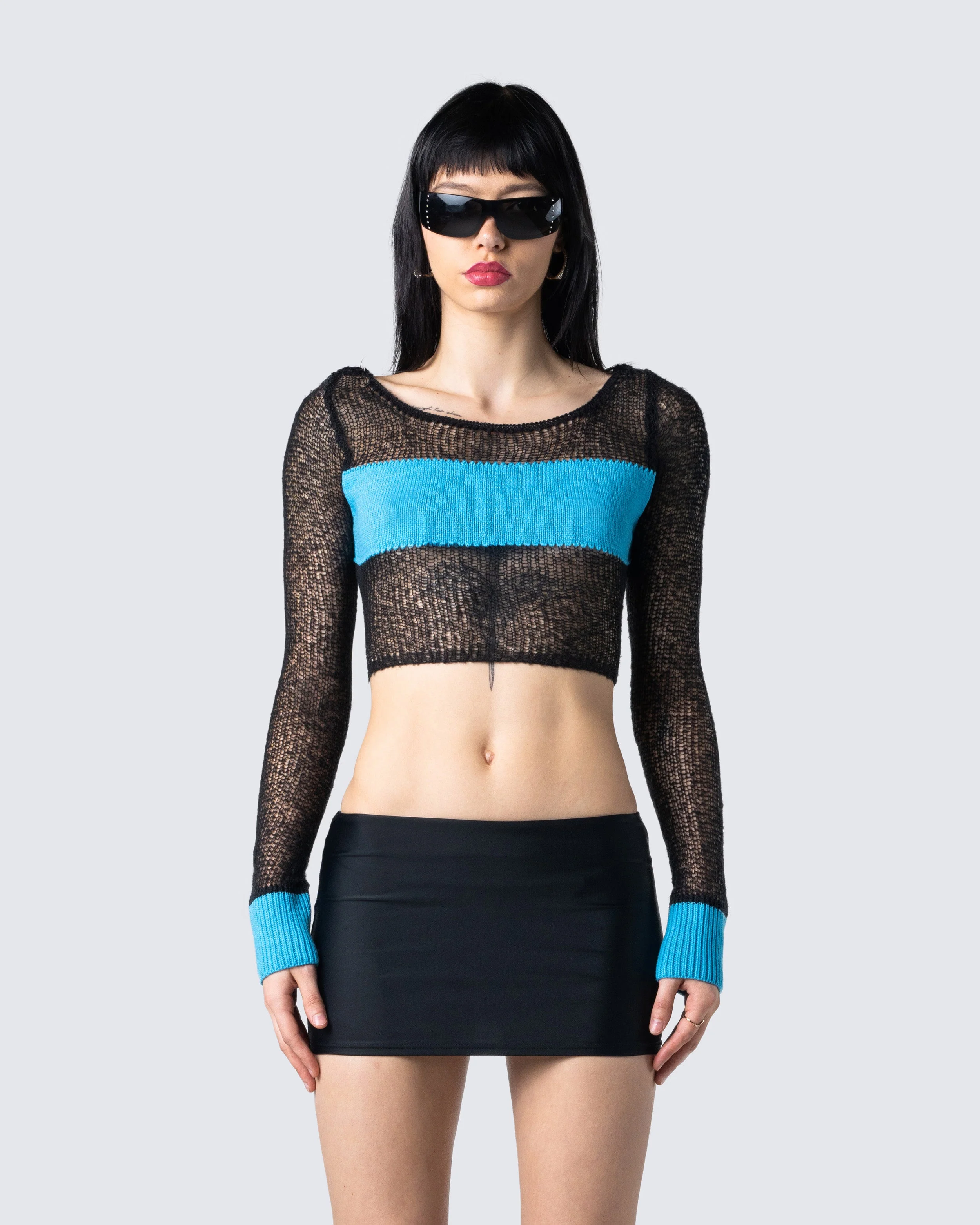 Zayda Multi Sweater Knit Top - Image 4