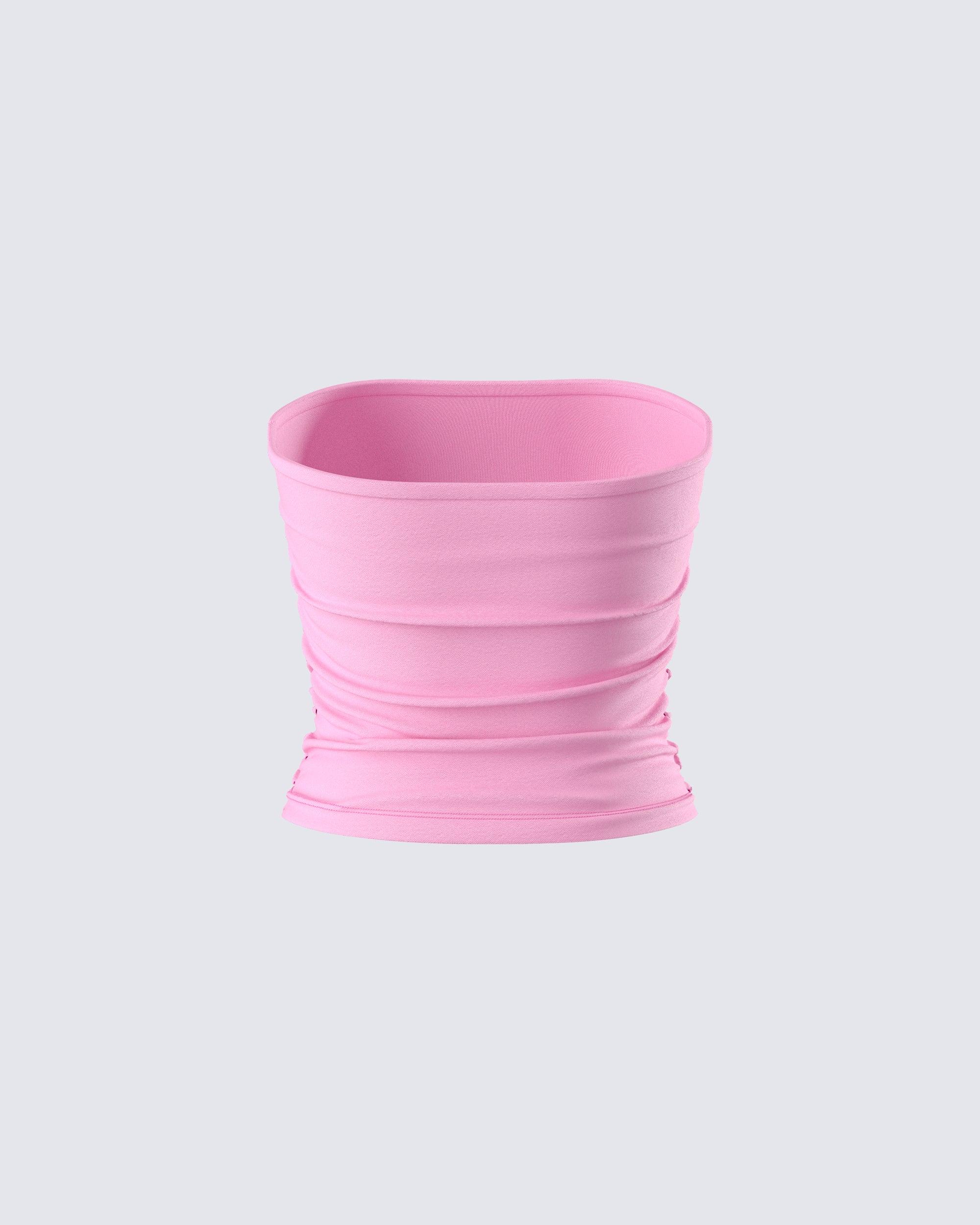 Zinnia Pink Jersey Tube Top - Image 3
