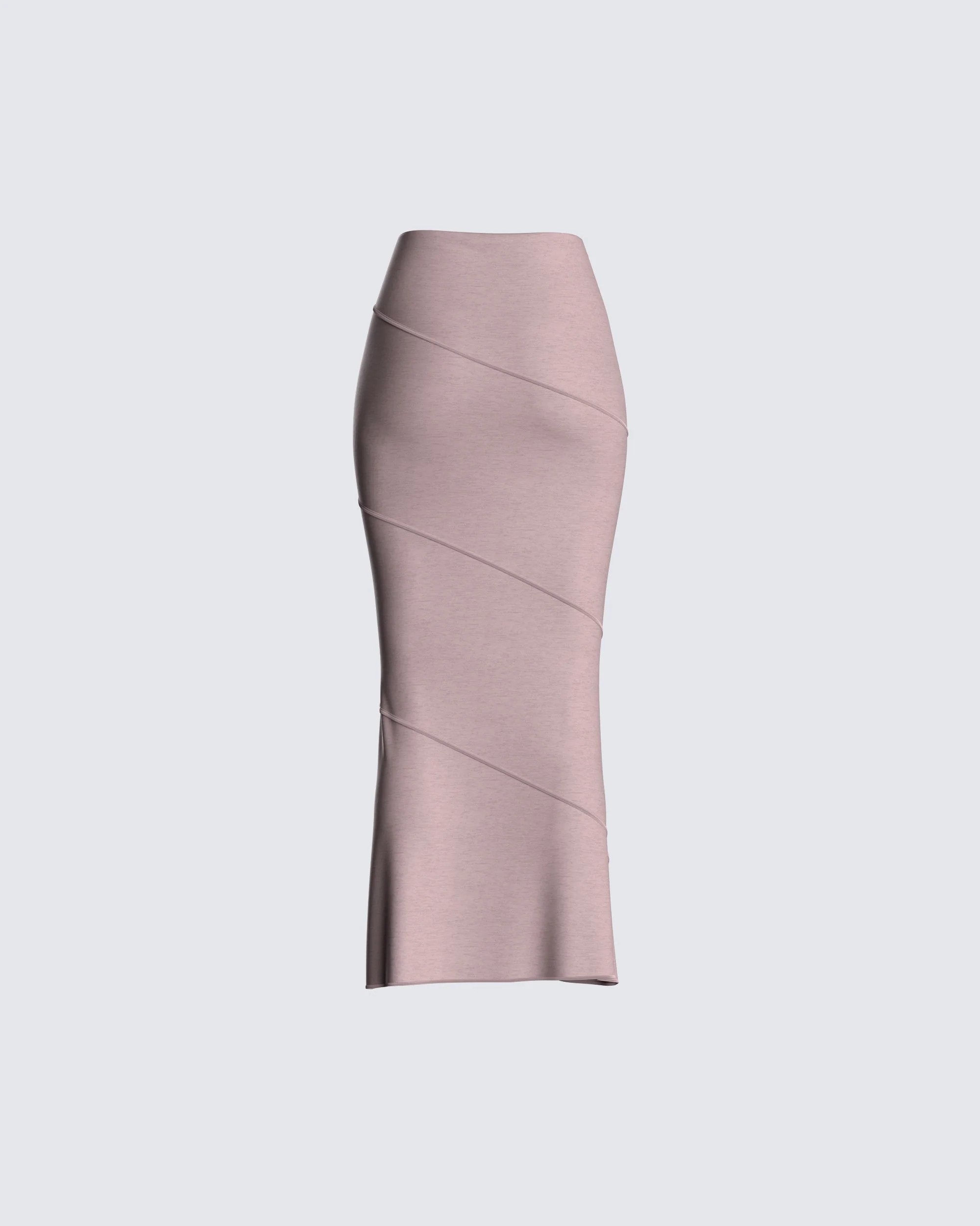 Zoe Taupe Maxi Skirt - Image 3