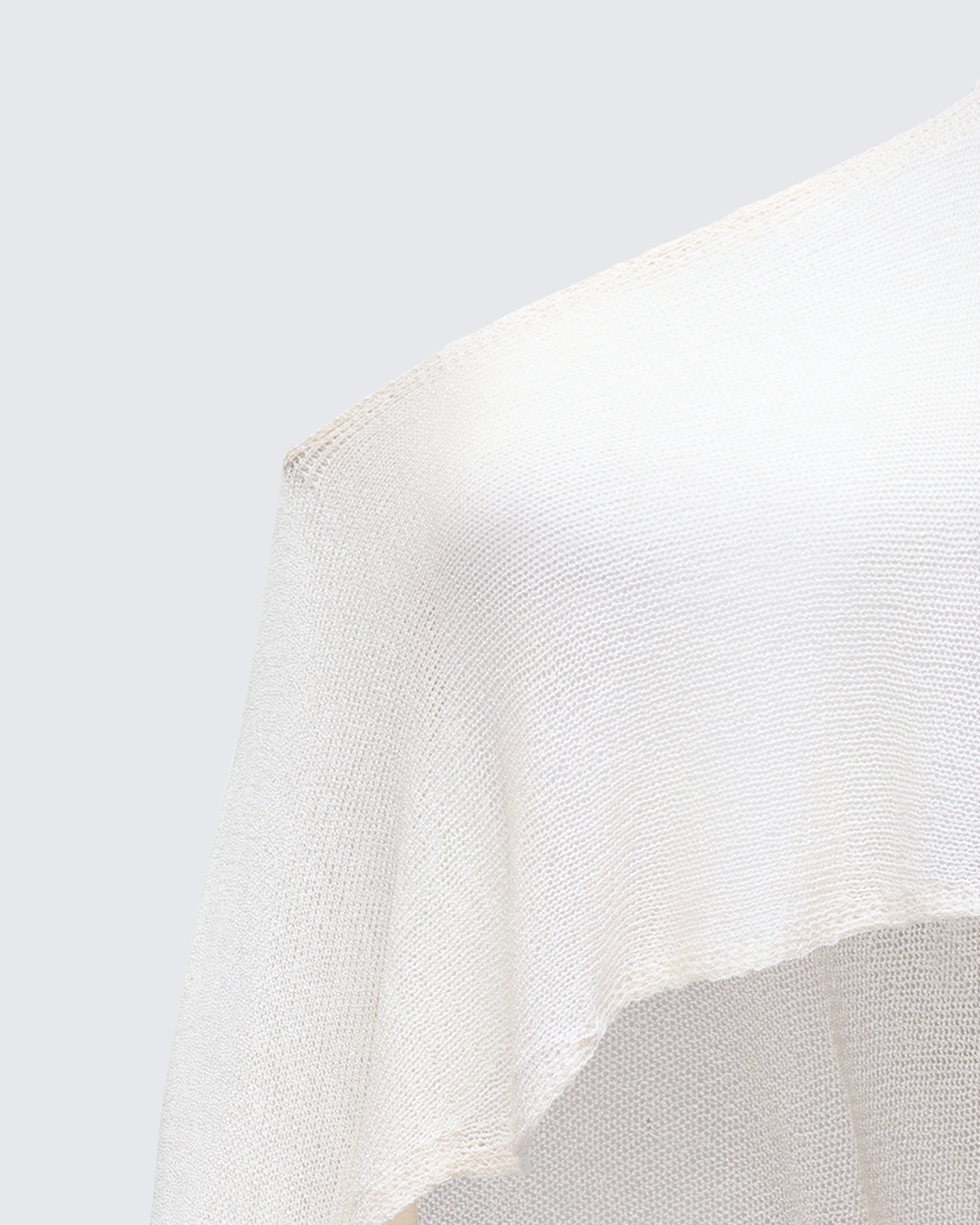 Zoella Ivory Off Shoulder Poncho - Image 6