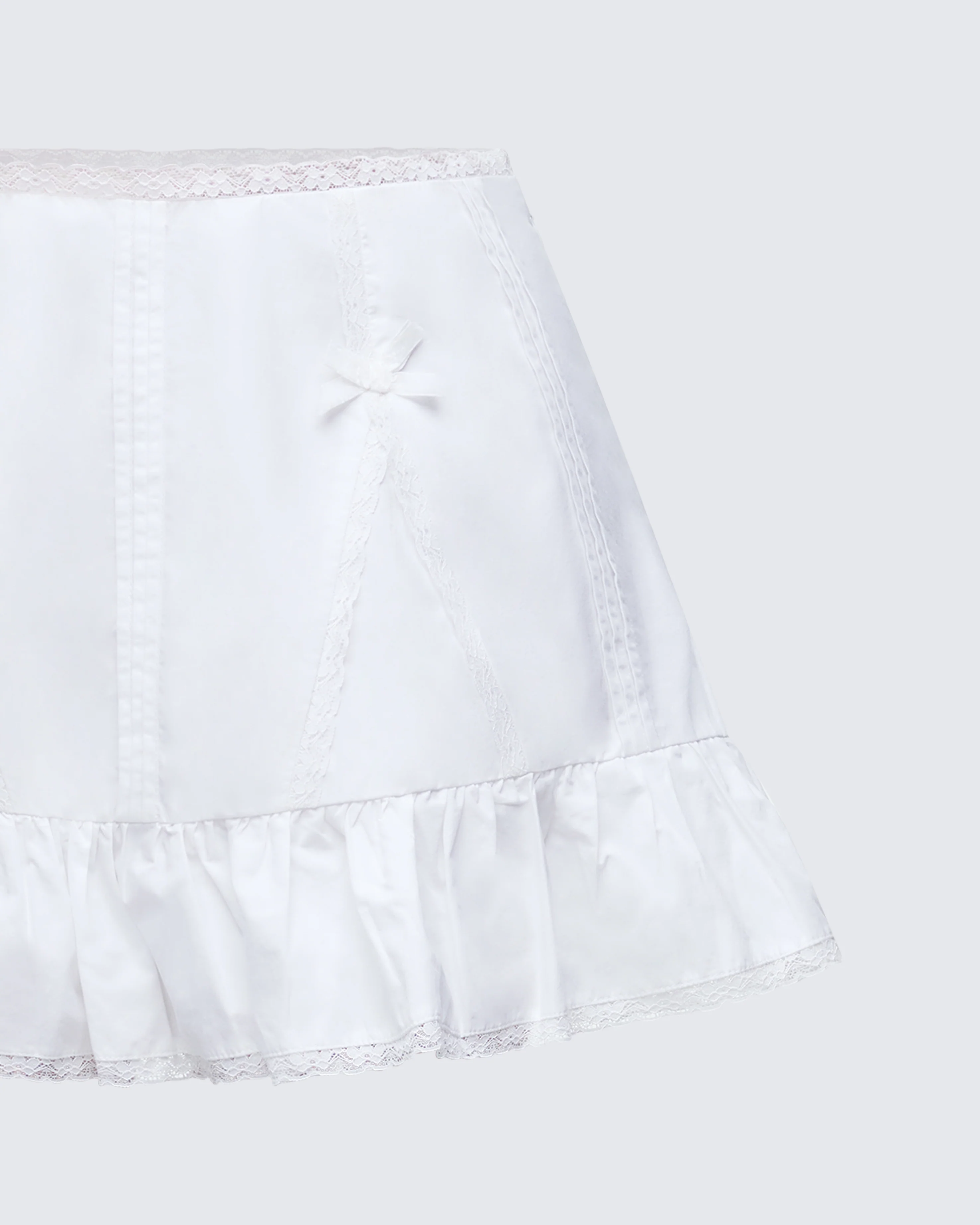 Zoella Ivory Ruffle Mini Skirt - Image 6